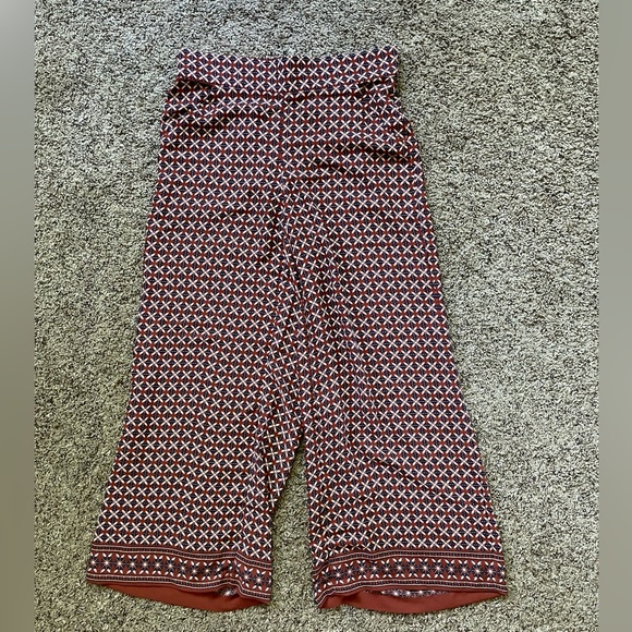 NWT Max Studio printed crop palazzo pants - Picture 1 of 11